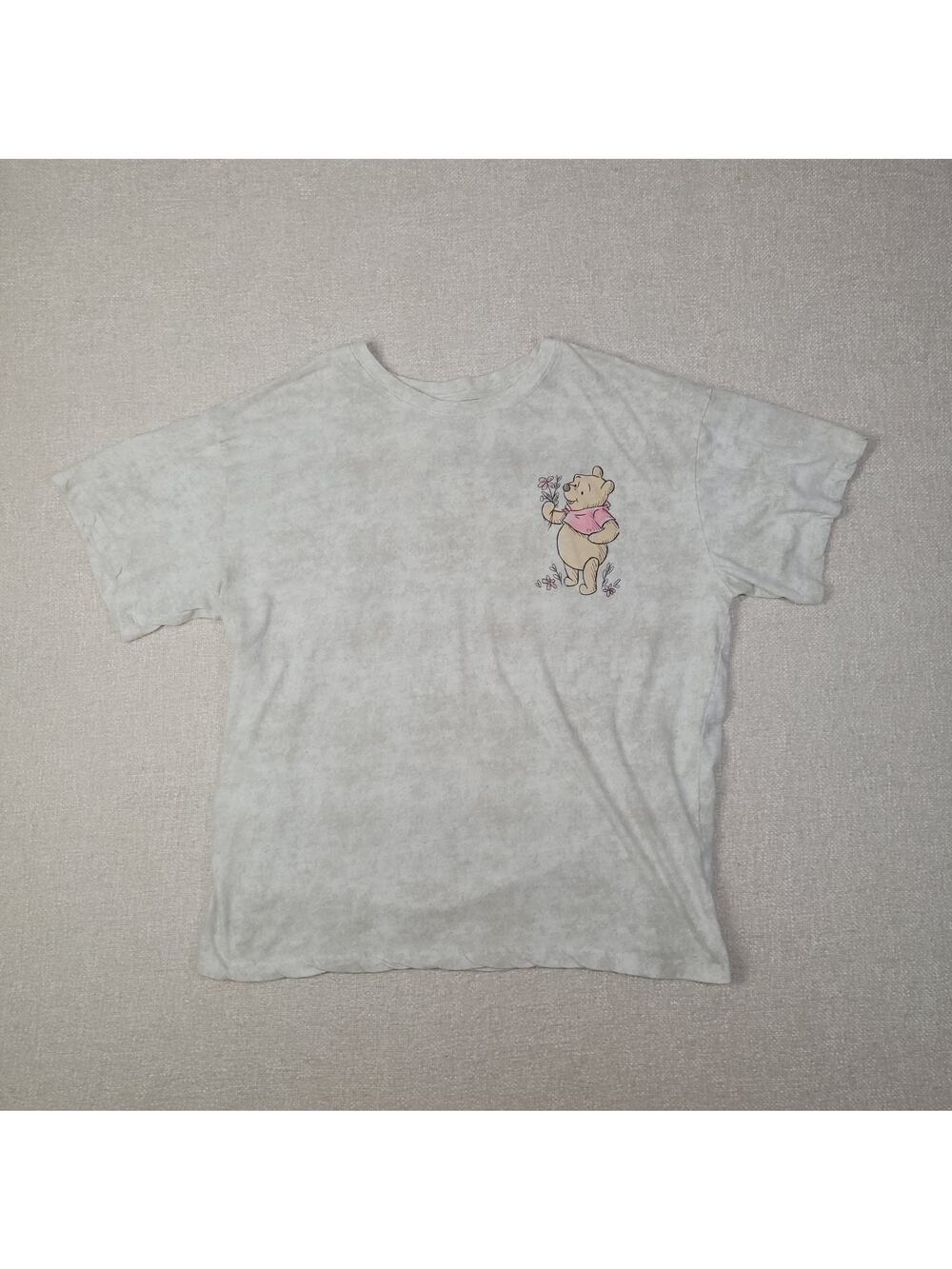 Disney Whinnie The Pooh Tshirt Size Large "Stop And Smell The Flowers"